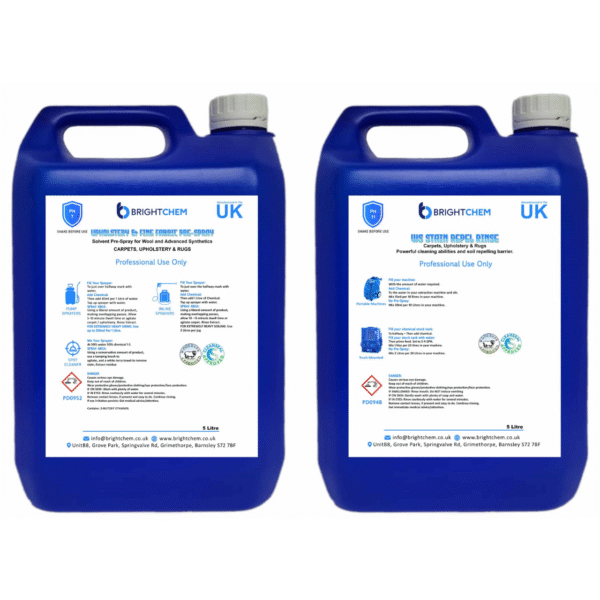 The Upholstery Package, Upholstery & WS Fine fabric Pre-Spray & WS Stain Repel rinse